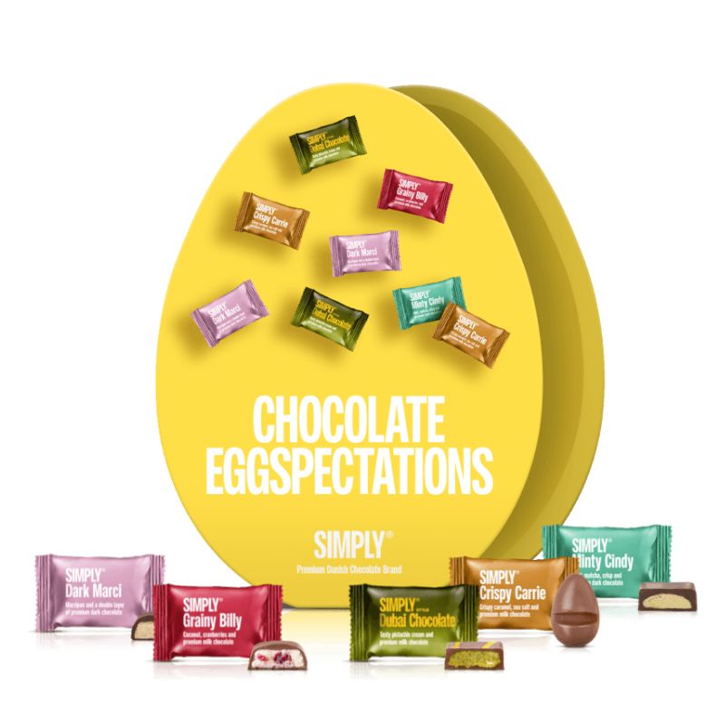 Simply Chocolate Chocolate Eggspectations – 400 g påskeæg chokoladeæg