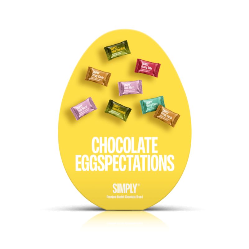 Simply Chocolate Chocolate Eggspectations – 400 g påskeæg chokoladeæg