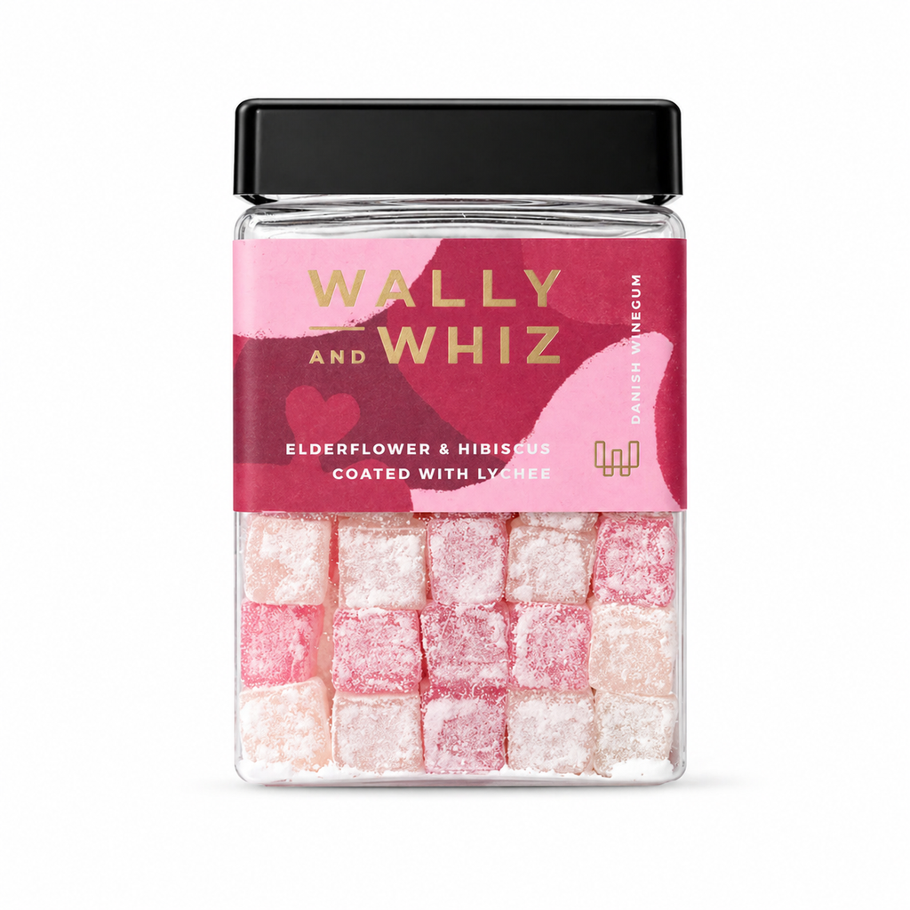 Wally &amp; Whiz – Vingummi Hyldeblomst Hibiscus Litchi gourmet luksus