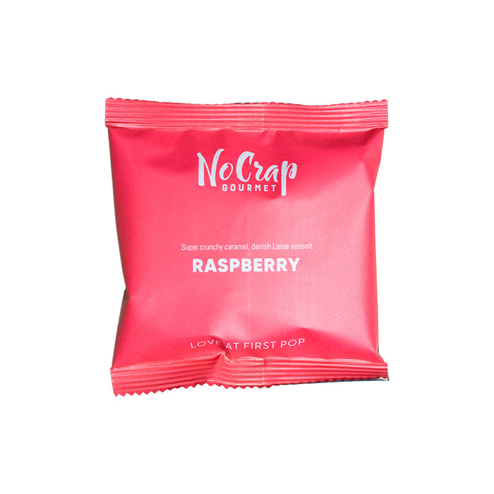 NoCrap Gourmet Popcorn - Hindbær Flowpack